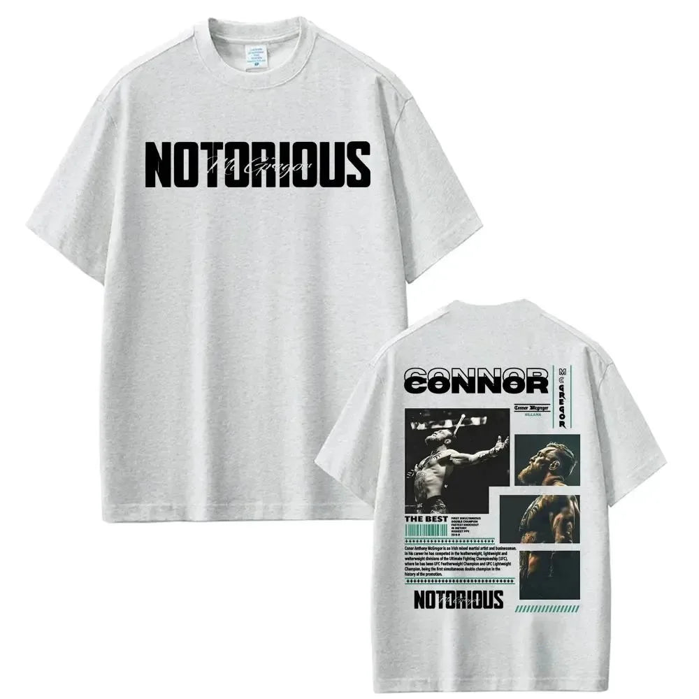 Limited Edition McGregor “The Notorious” Graphic Tee – Oversized Cotton Shirt