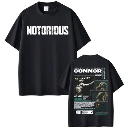 Limited Edition McGregor “The Notorious” Graphic Tee – Oversized Cotton Shirt