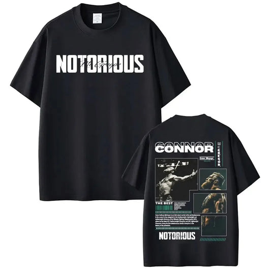 Limited Edition McGregor “The Notorious” Graphic Tee – Oversized Cotton Shirt