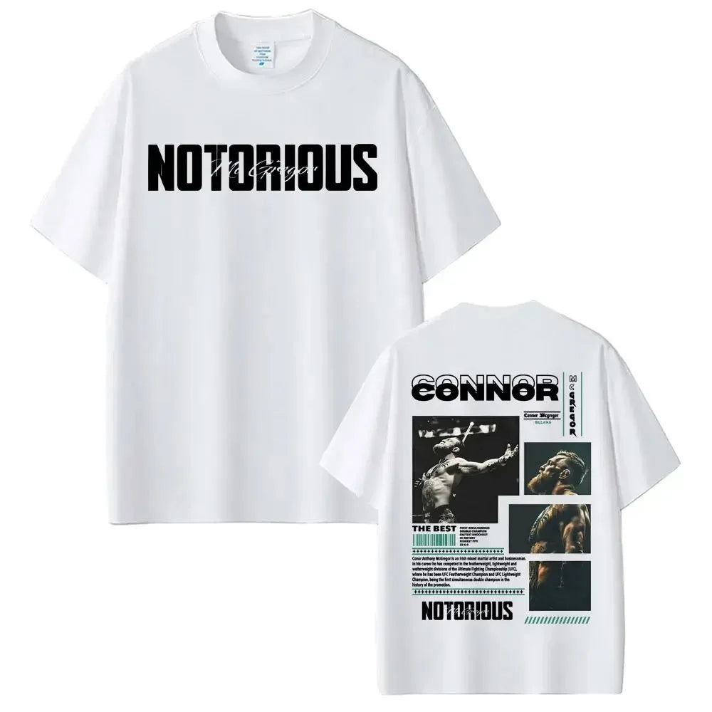 Limited Edition McGregor “The Notorious” Graphic Tee – Oversized Cotton Shirt
