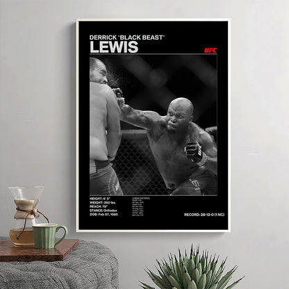 Boxing Legends Posters Fighting UFC