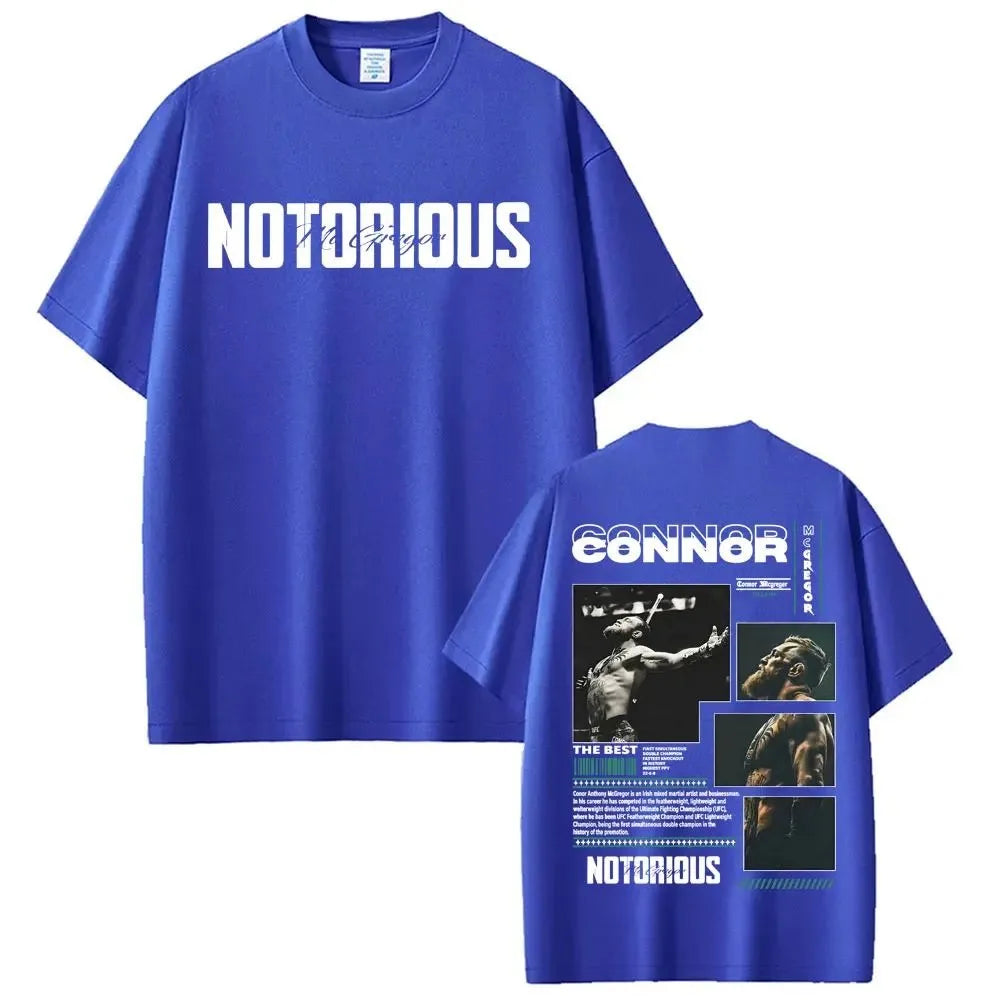 Limited Edition McGregor “The Notorious” Graphic Tee – Oversized Cotton Shirt