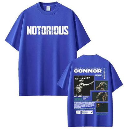 Limited Edition McGregor “The Notorious” Graphic Tee – Oversized Cotton Shirt