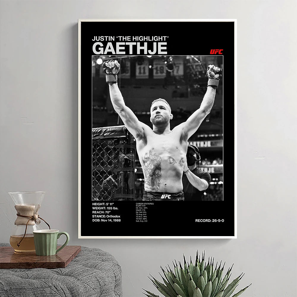 Boxing Legends Posters Fighting UFC