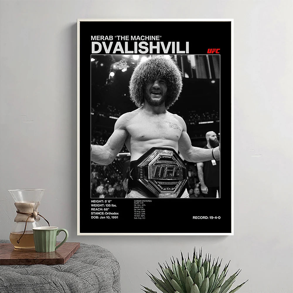 Boxing Legends Posters Fighting UFC