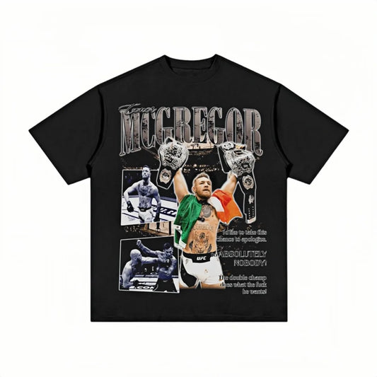 Conor McGregor 2026 T-Shirt Men Oversized Cotton Streetwear