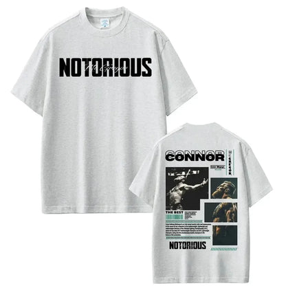 Limited Edition McGregor “The Notorious” Graphic Tee – Oversized Cotton Shirt