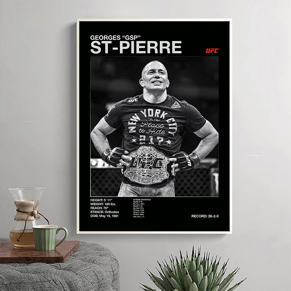 Boxing Legends Posters Fighting UFC