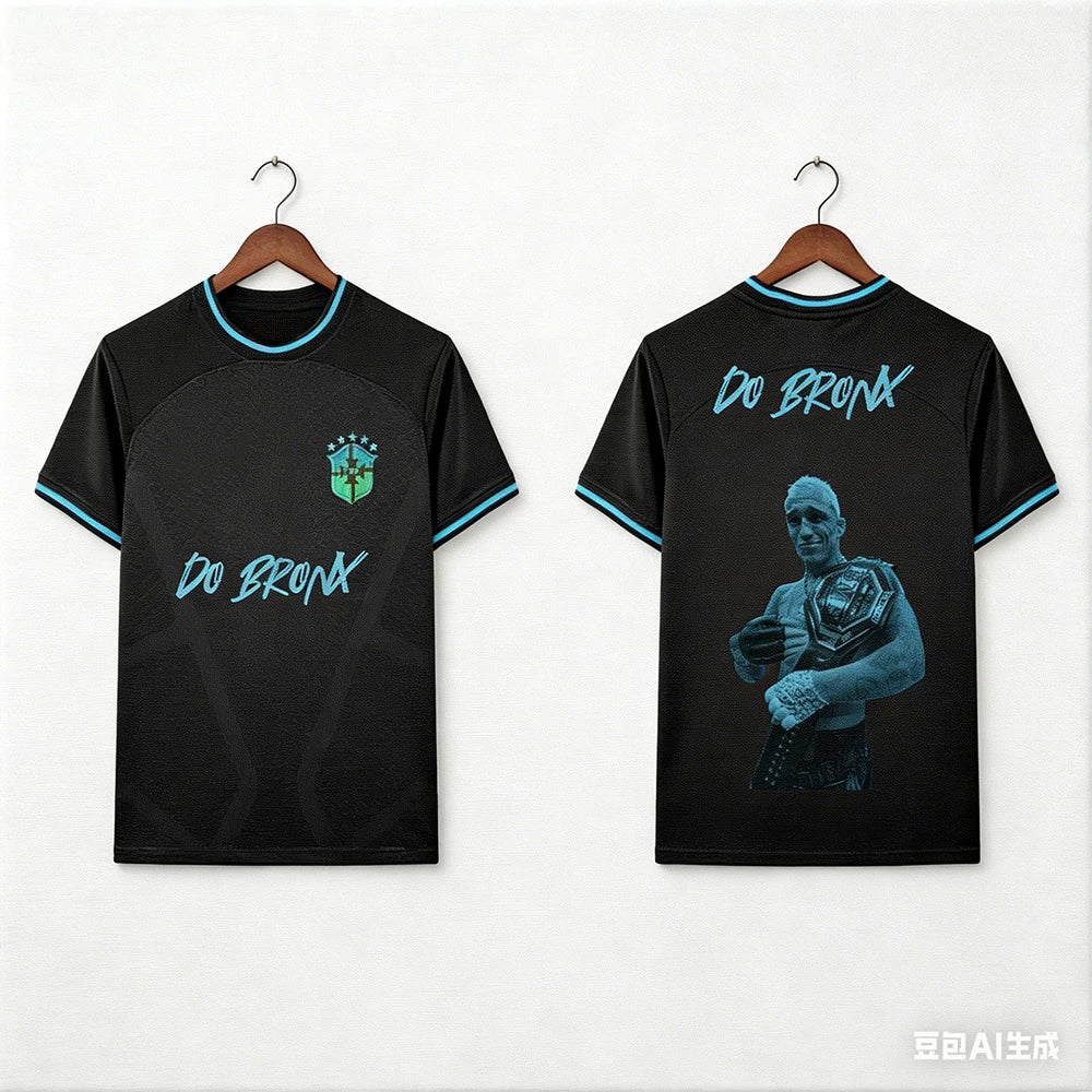 Do Bronx Charles Oliveira Summer Men's BMF Sports Shirt