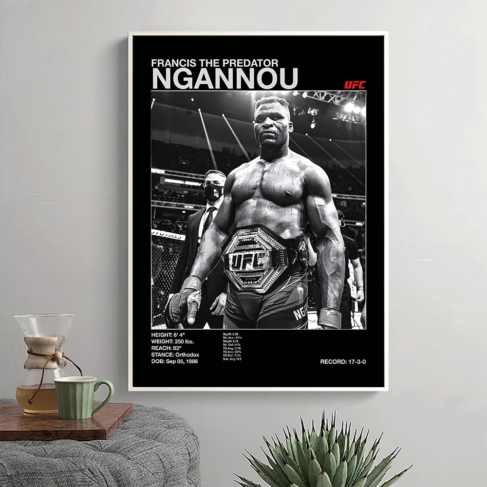 Boxing Legends Posters Fighting UFC