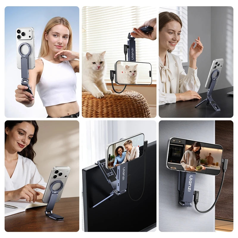 Ulanzi Creator MagSafe SSD Stand for Phone Vlogging & Streaming